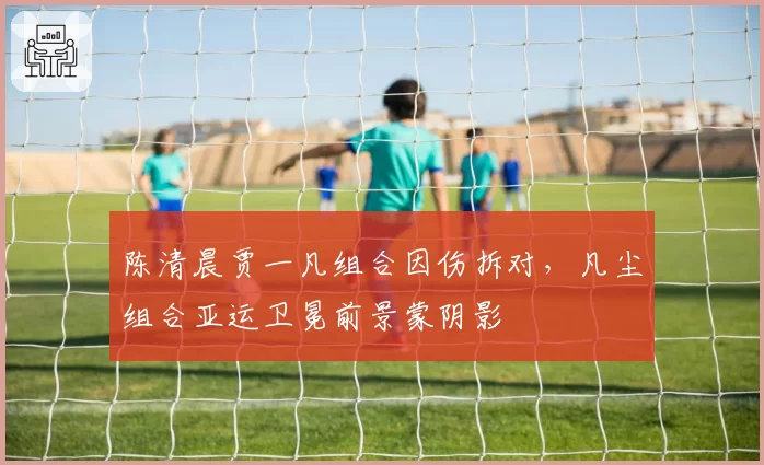 陈清晨贾一凡组合因伤拆对,凡尘组合亚运卫冕前景蒙阴影