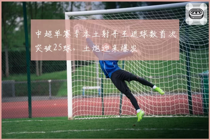 中超单赛季本土射手王进球数首次突破25球，土炮迎来爆发